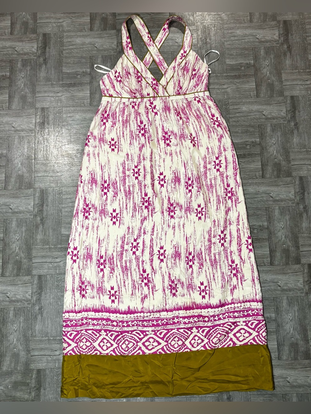 Ann Taylor LOFT Silk Maxi Dress Size 10